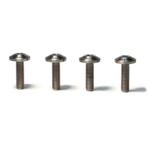 KIT PORTABIDONES BUTTON PLATEADO