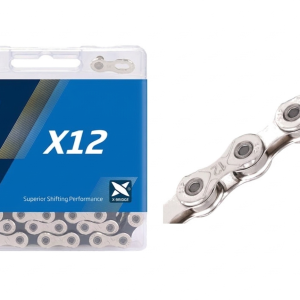 CADENILLA 12 VEL 1/2X11/128 126L X12 PLATA KMC