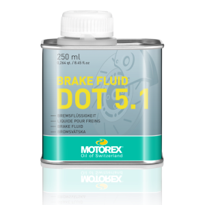 Líquido de frenos sintético DOT 5.1 para frenos hidráulicos de bicicleta Motorex 250ml